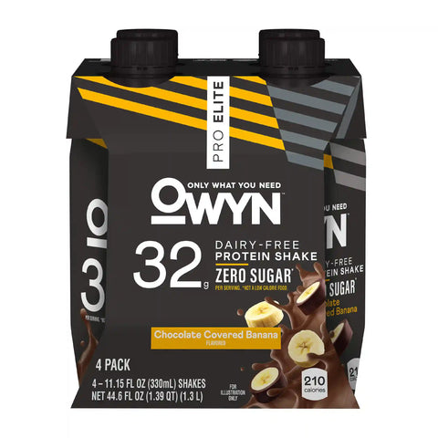 Chocolate Covered Banana Pro Elite Protein Shake