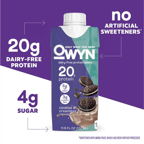 Cookies and Creamless Protein Shake