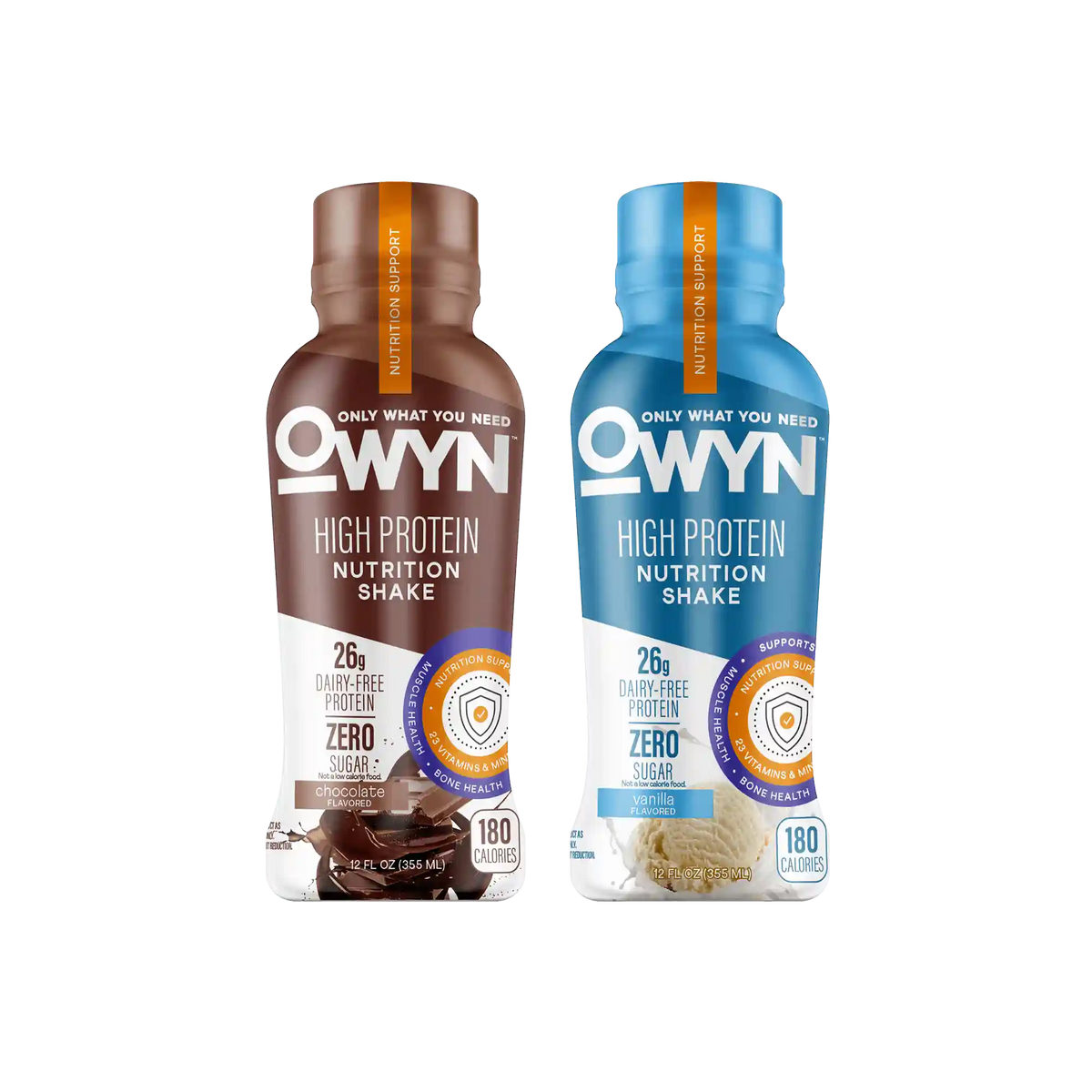 Chocolate and Vanilla High Protein Variety Pack