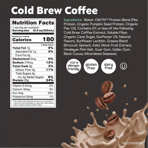 Cold Brew Coffee Protein Shake
