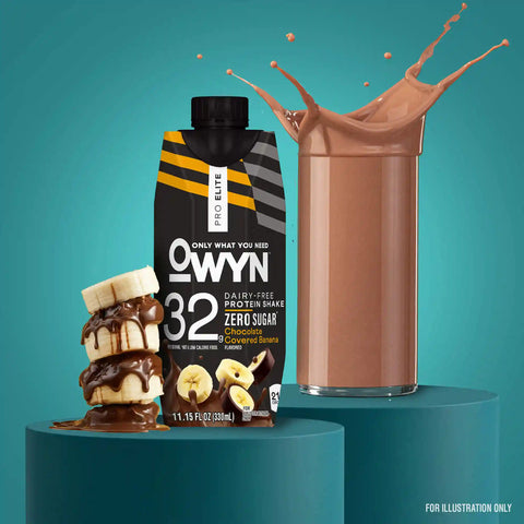 Chocolate Covered Banana Pro Elite Protein Shake