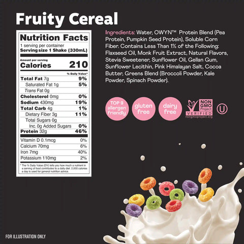 Fruity Cereal Pro Elite Protein Shake